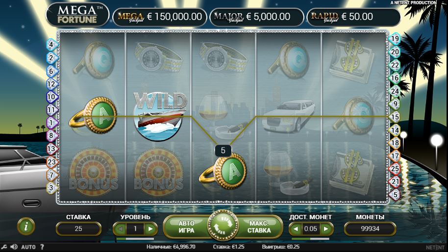 Mega fortune jackpot slot