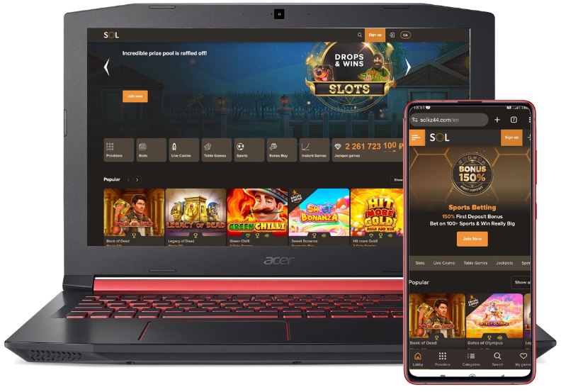 official site sol casino